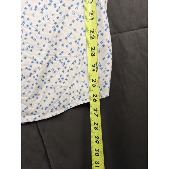 Vineyard Vines Shirt Mens XL Slim Fit Murray Arrowhead Pattern White Preppy Club - Picture 8 of 11